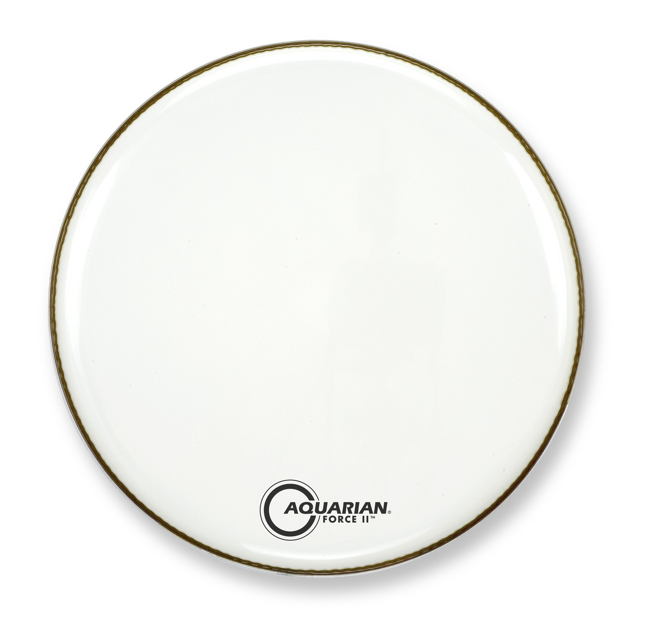 Aquarian - FR18WH - 18" Force II Bass Drum Gloss White