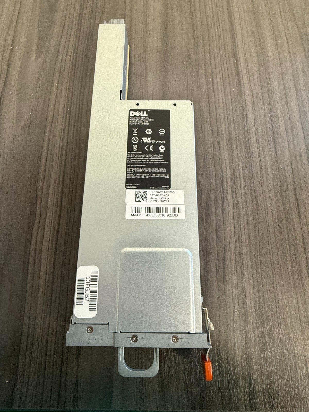 DELL POWER EDGE FN410S  10G 4PORT SFP+ I/O   T6W0J