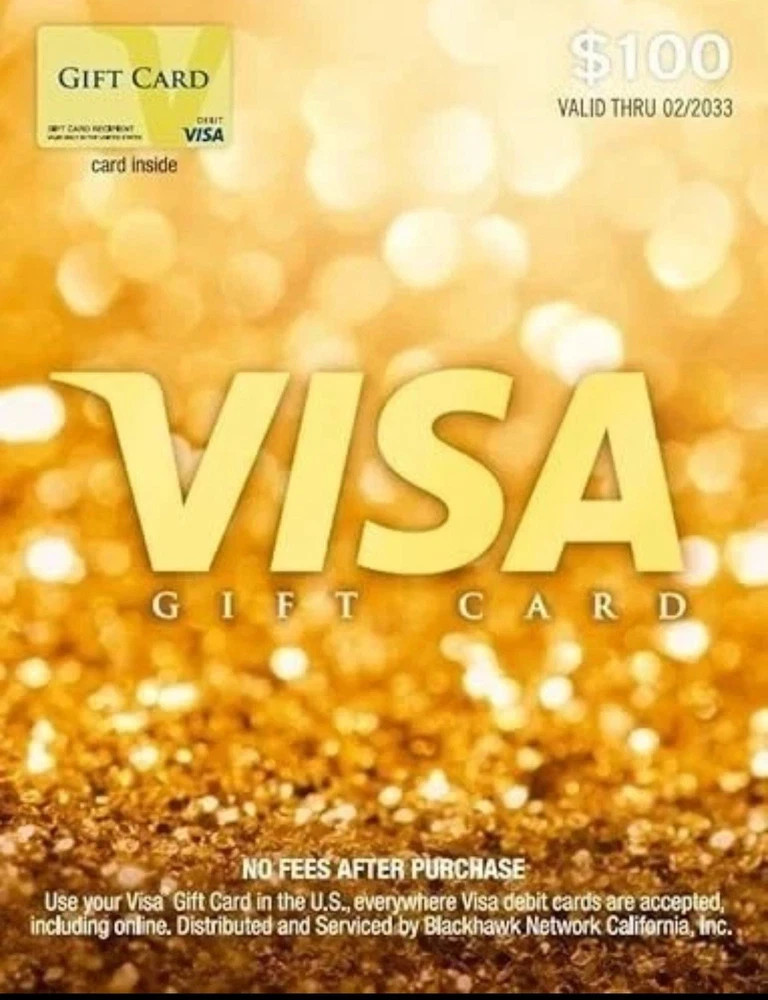 Visa $100 Gift Card (Free Shipping)