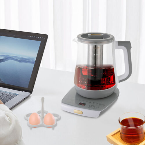 800W 1.8L Electric Kettle Glass Water Boiler Fast Boiling Tea Kettle 40-90°C