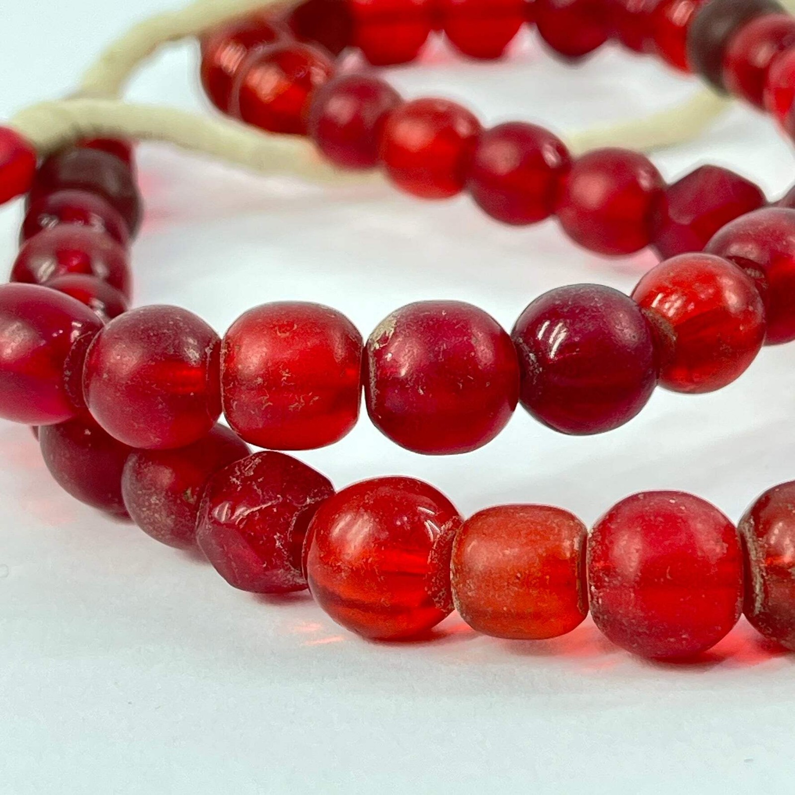Cranberry Translucent Red Trade Beads