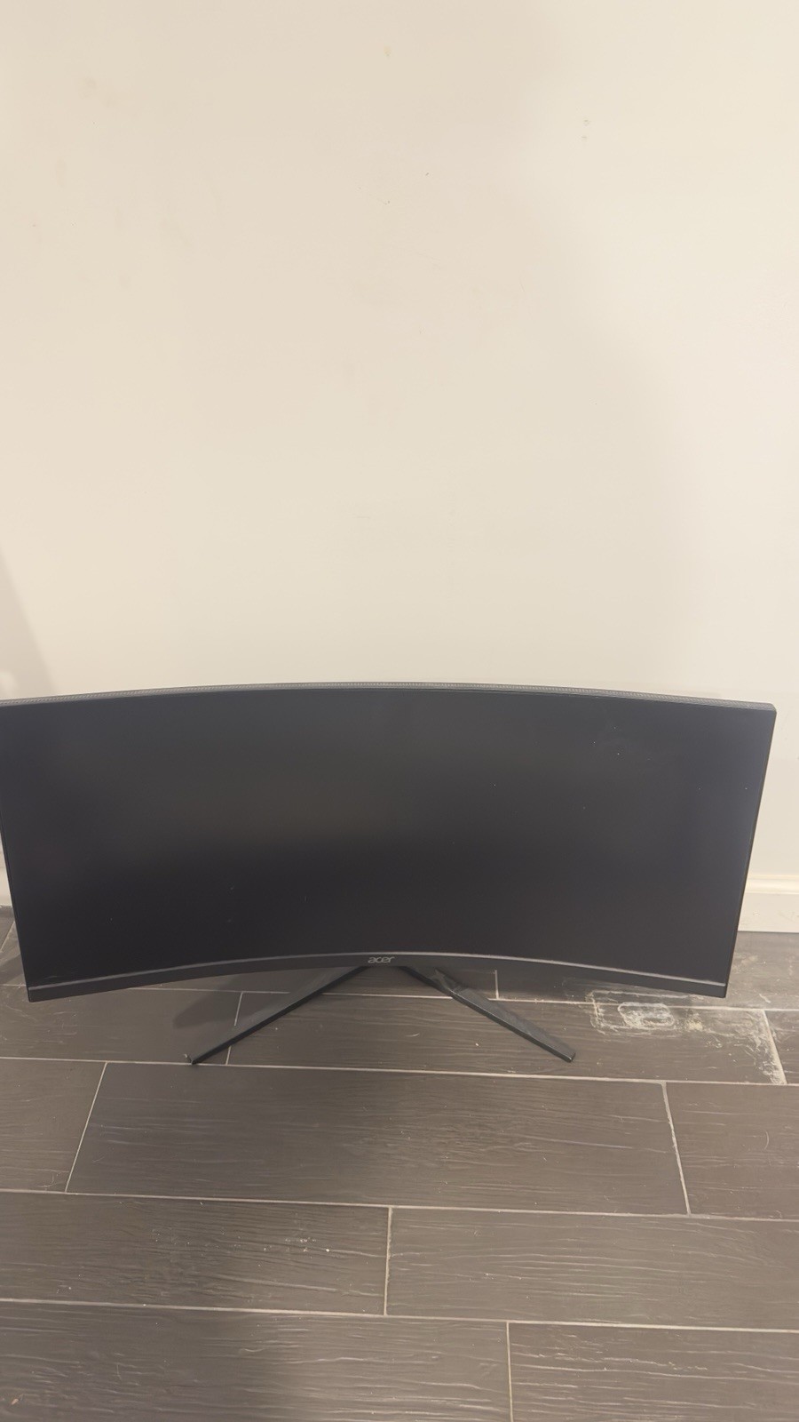 Acer Curved Screen Computer Monitor Black