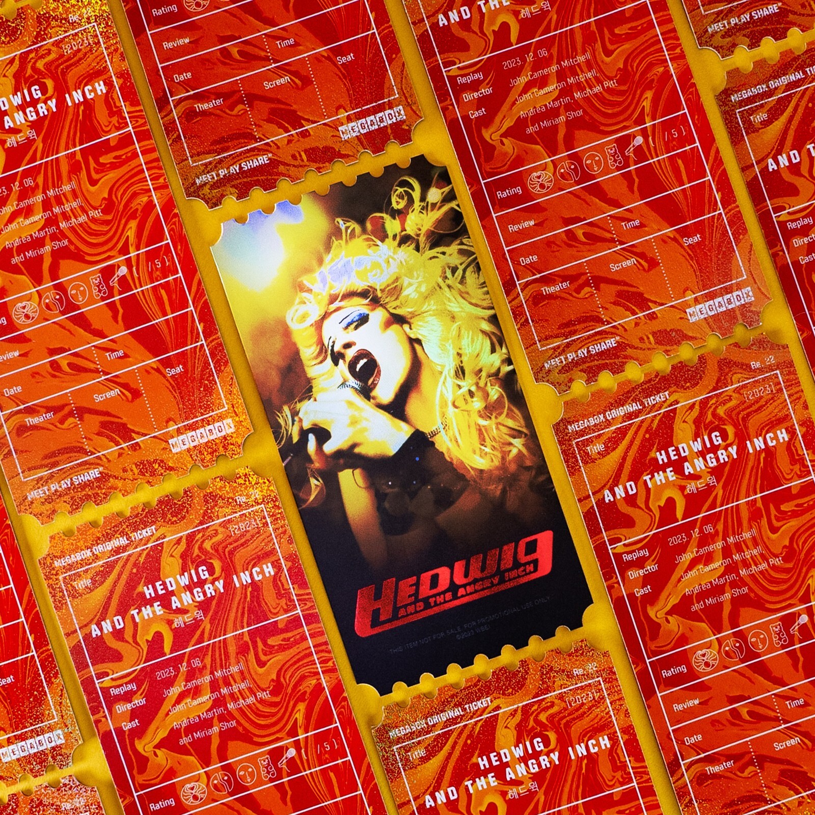 Hedwig and the Angry Inch (2001) Megabox Original Limited movie ticket D/S