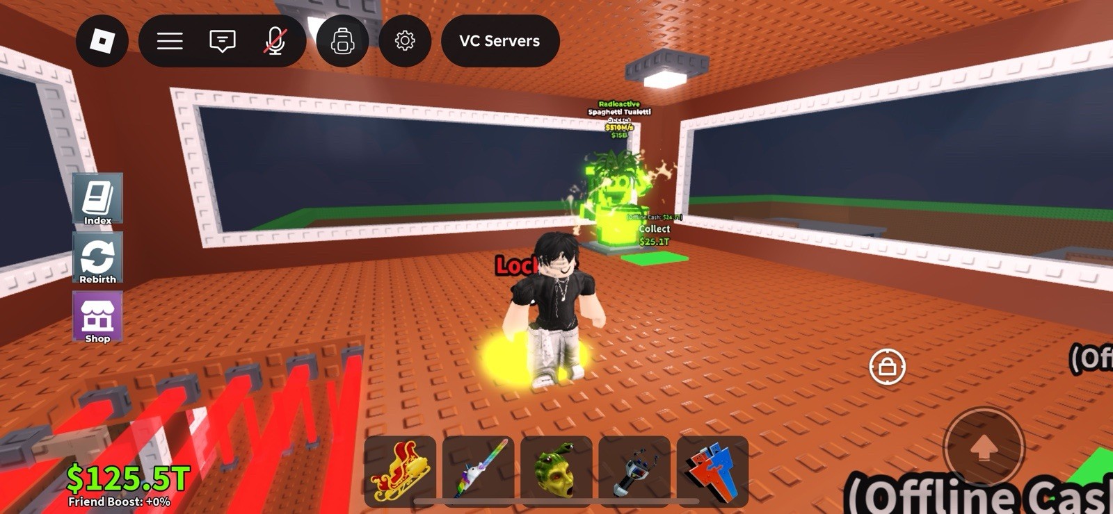 Roblox Game Item Asset - Secret, Radioactive, Gold In-Game Currency and Items