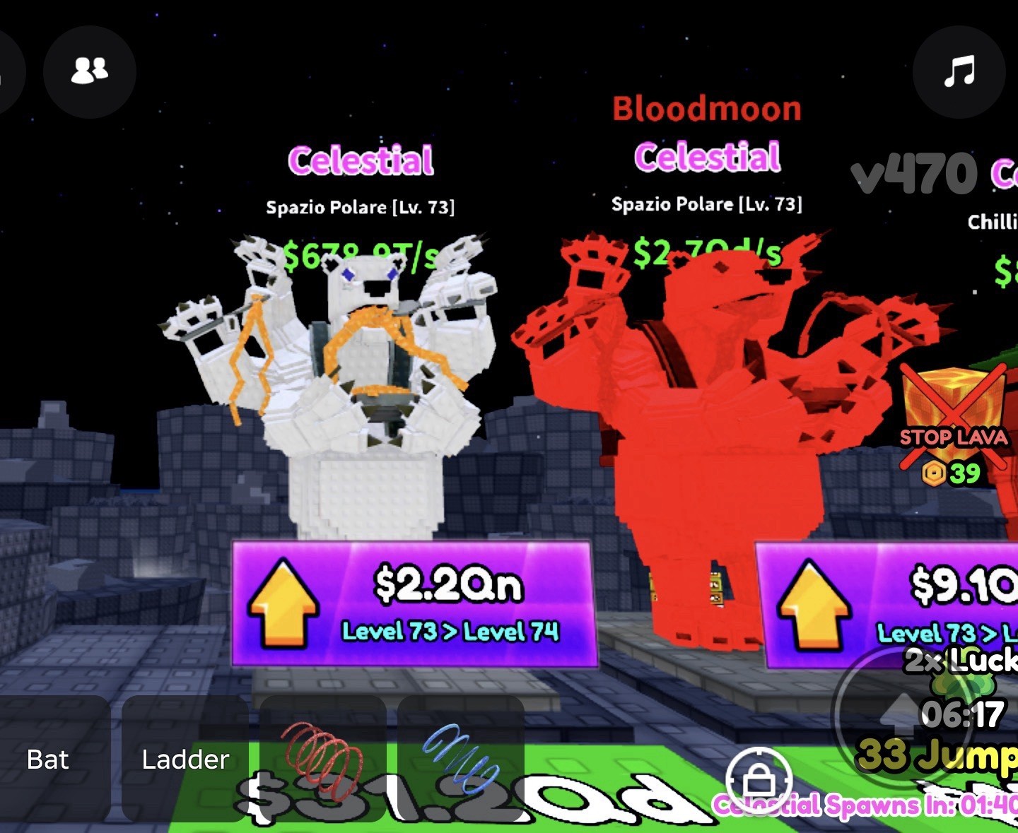 Spazio Polare Celestial Bloodmoon Level 73 Game Item Asset Virtual Collectible