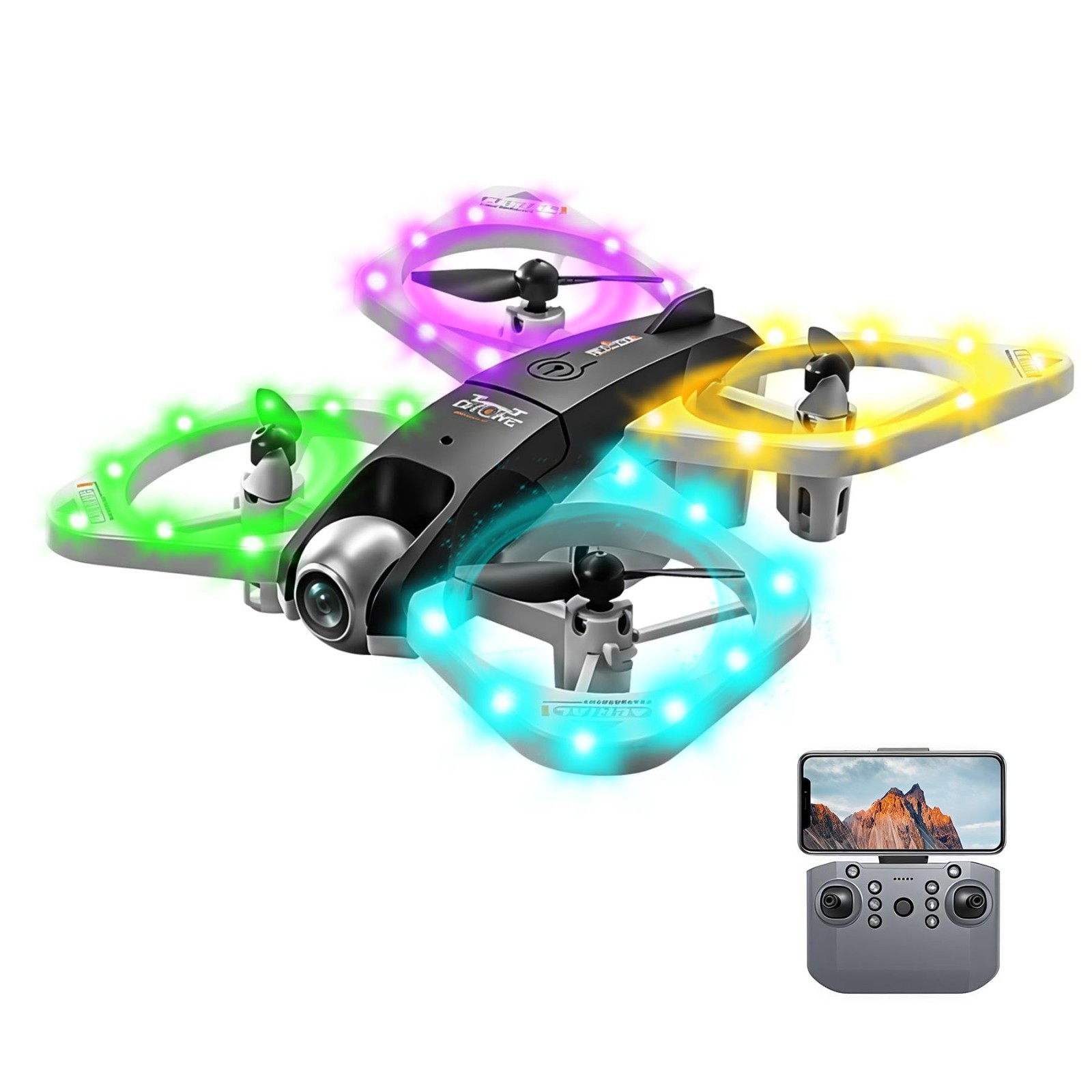 S3 WiFi FPV 6-Axis Gyro & 360 Flip Drone with 480P HD Camera for Beginners
