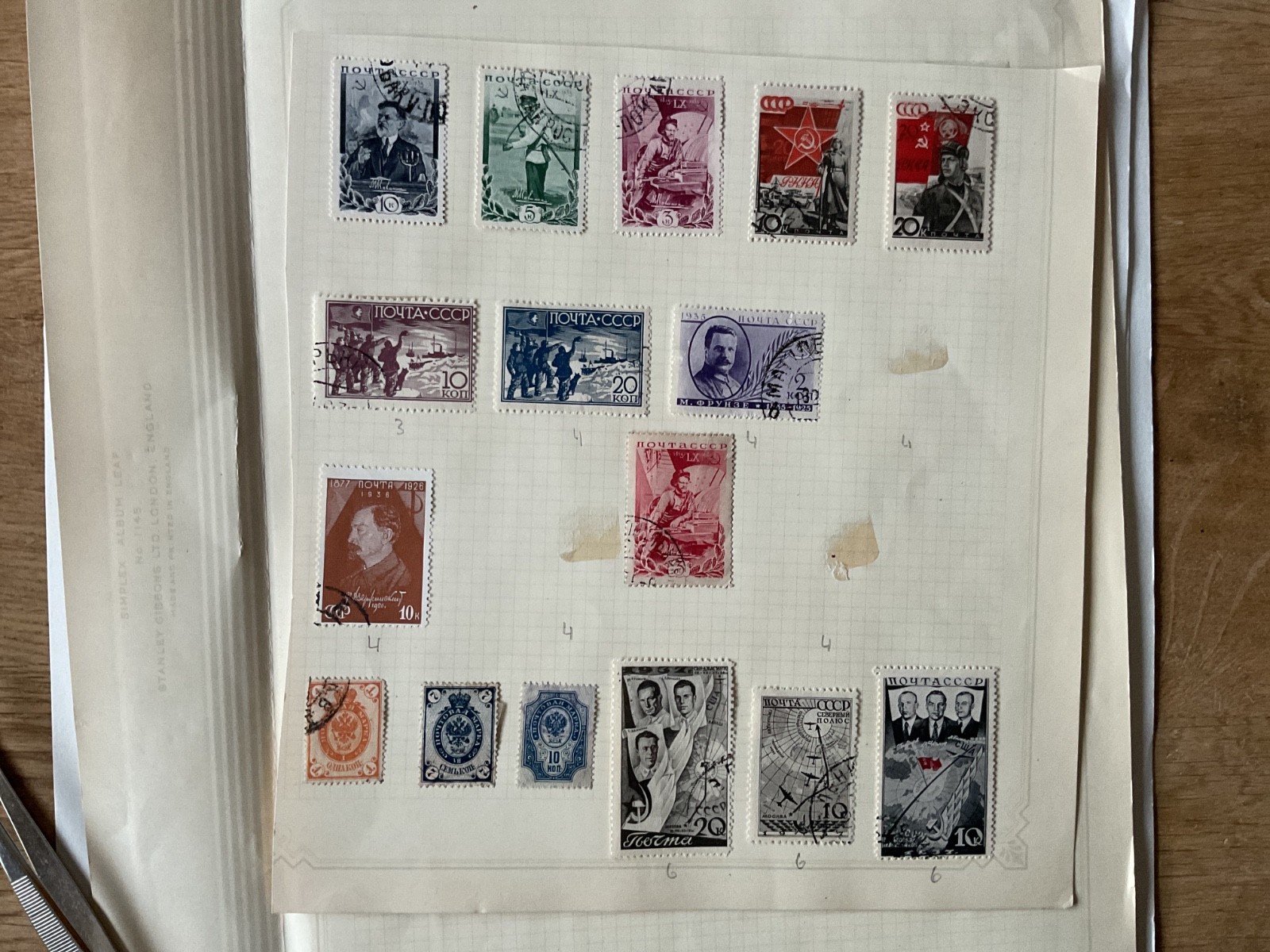 Russia mounted mint or used on stamps pages B3424