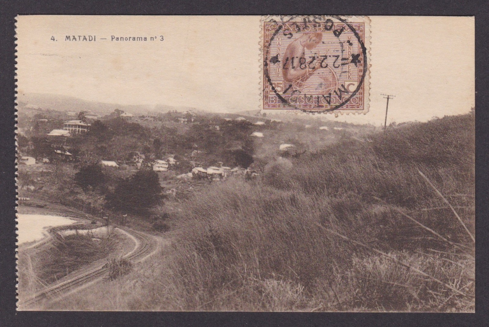 Postcard, BELGIAN CONGO, Matadi, Panorama #3
