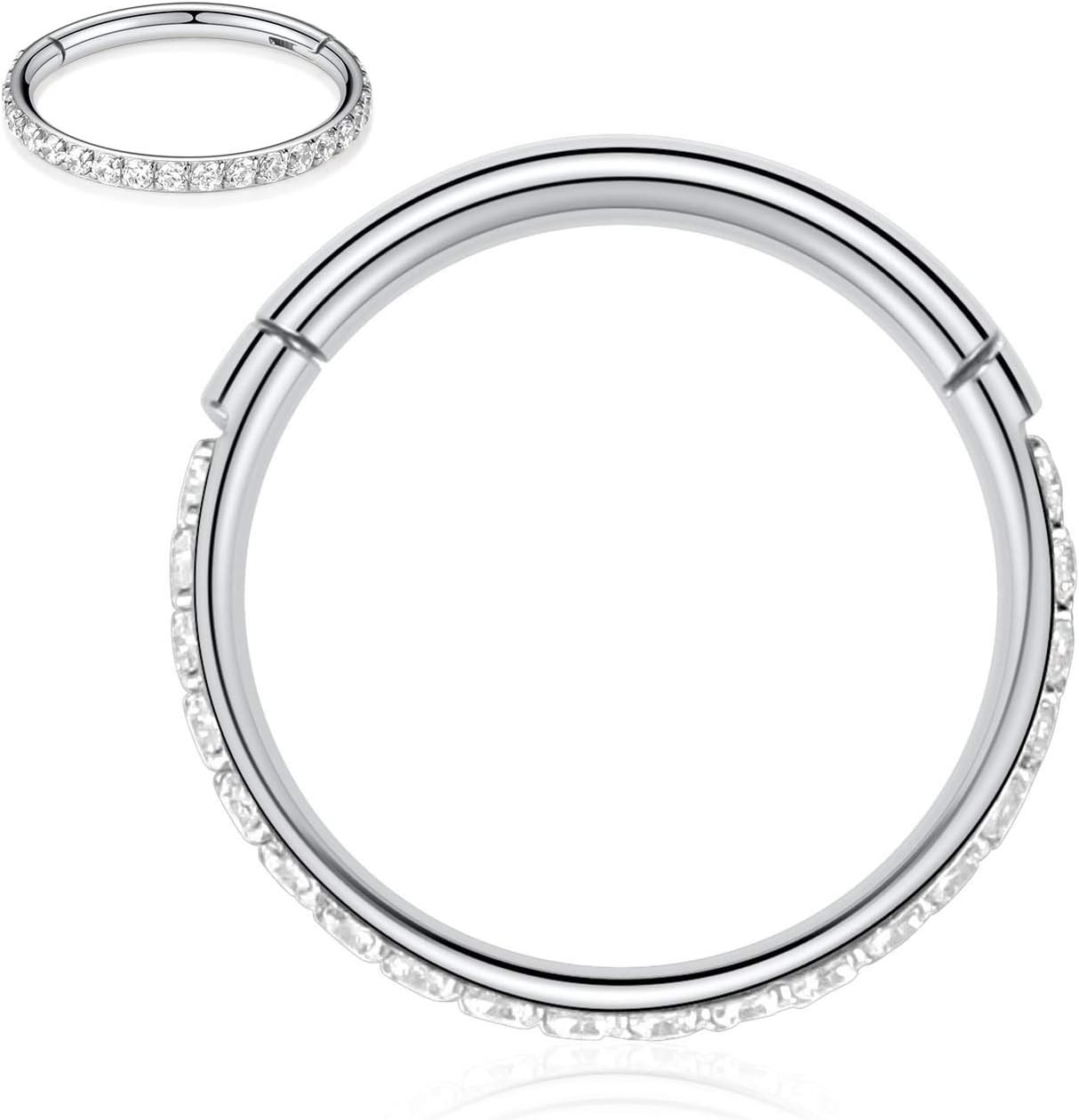 20G 18G 16G 12G Nose Ring Hoop Conch Rook Daith Helix Tragus Piercing Jewelry 31