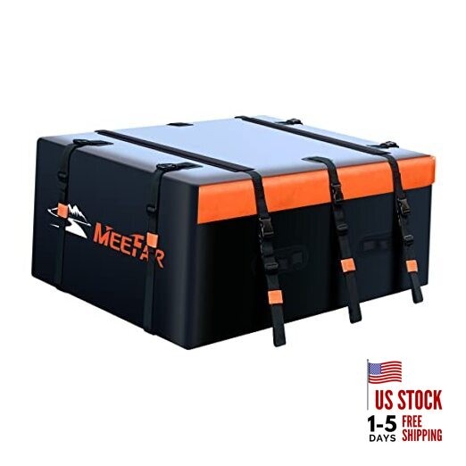  Rooftop Cargo Carrier Car Roof Bag 21 Cubic Feet 100% ROOF (21 Cubic Feet)