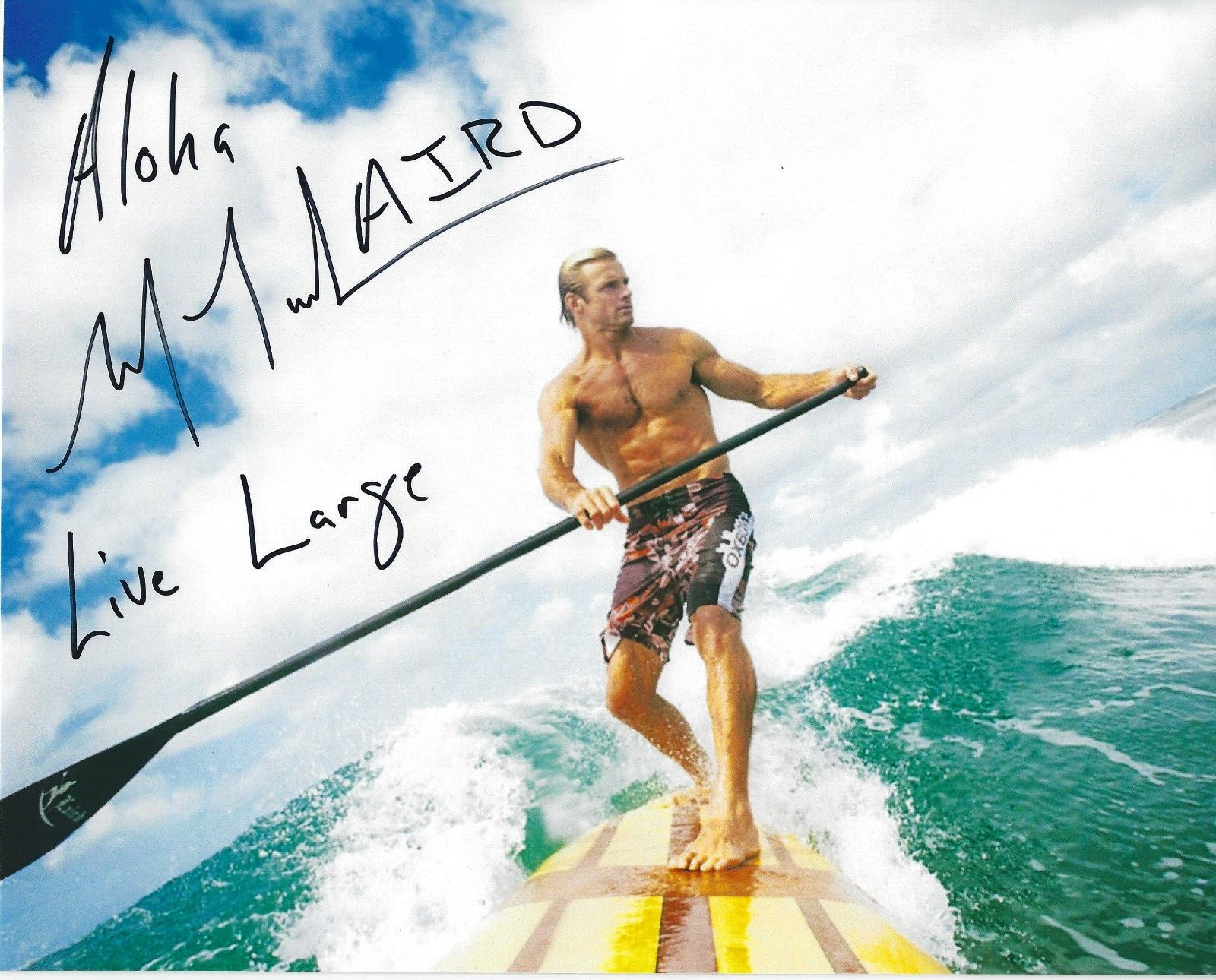 LAIRD HAMILTON Signed 8.5 x 11 Photo Signed REPRINT Surfing Surfer FREE SHIPPING