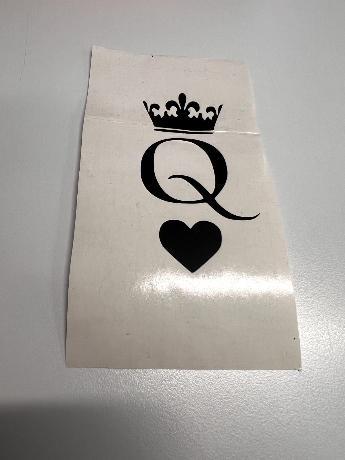 Vinyl Decal Sticker Waterproof Car Window Laptop Wall Graphic queen of hearts