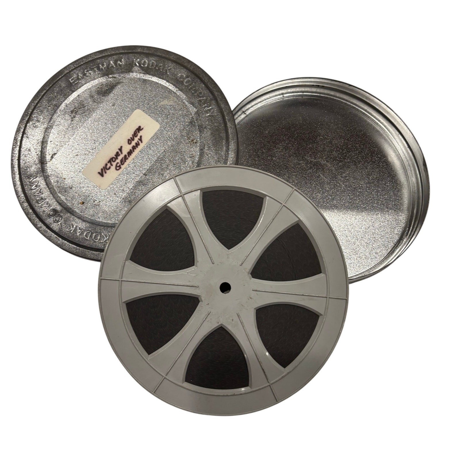 RARE WWII 16mm Reel Film Military “VICTORY OVER GERMANY” ~350’