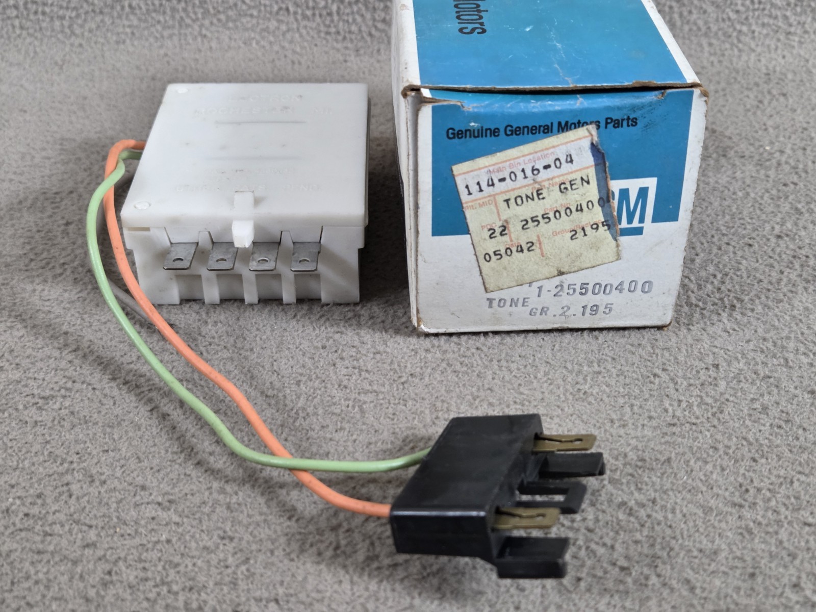 GM Ignition Tone Generator GM 1-25500400 Ignition Seatbelt Alarm 1982-1984 Chevy
