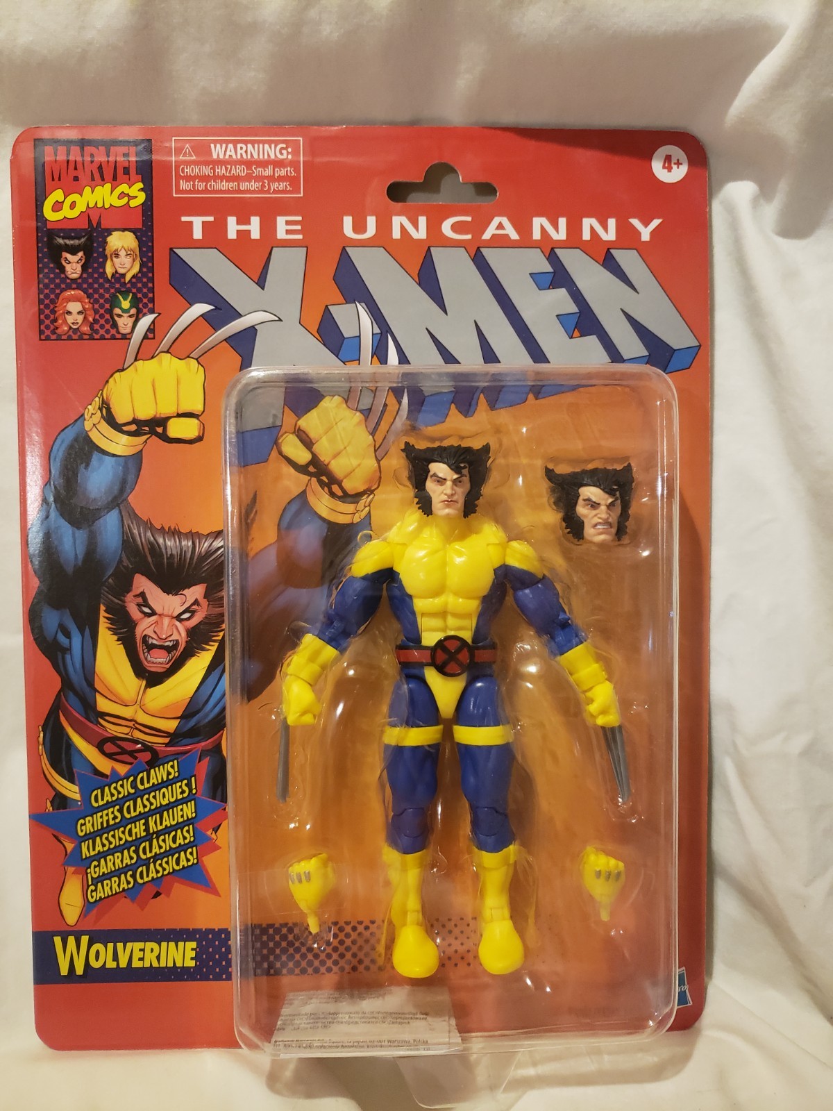 Hasbro Marvel Legends Retro Uncanny X-Men Wolverine 6 Inch Action Figure