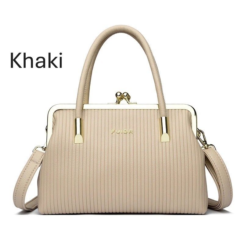 Large-capacity ladies' handbags, middle-aged mothers' bags, high appearance leve