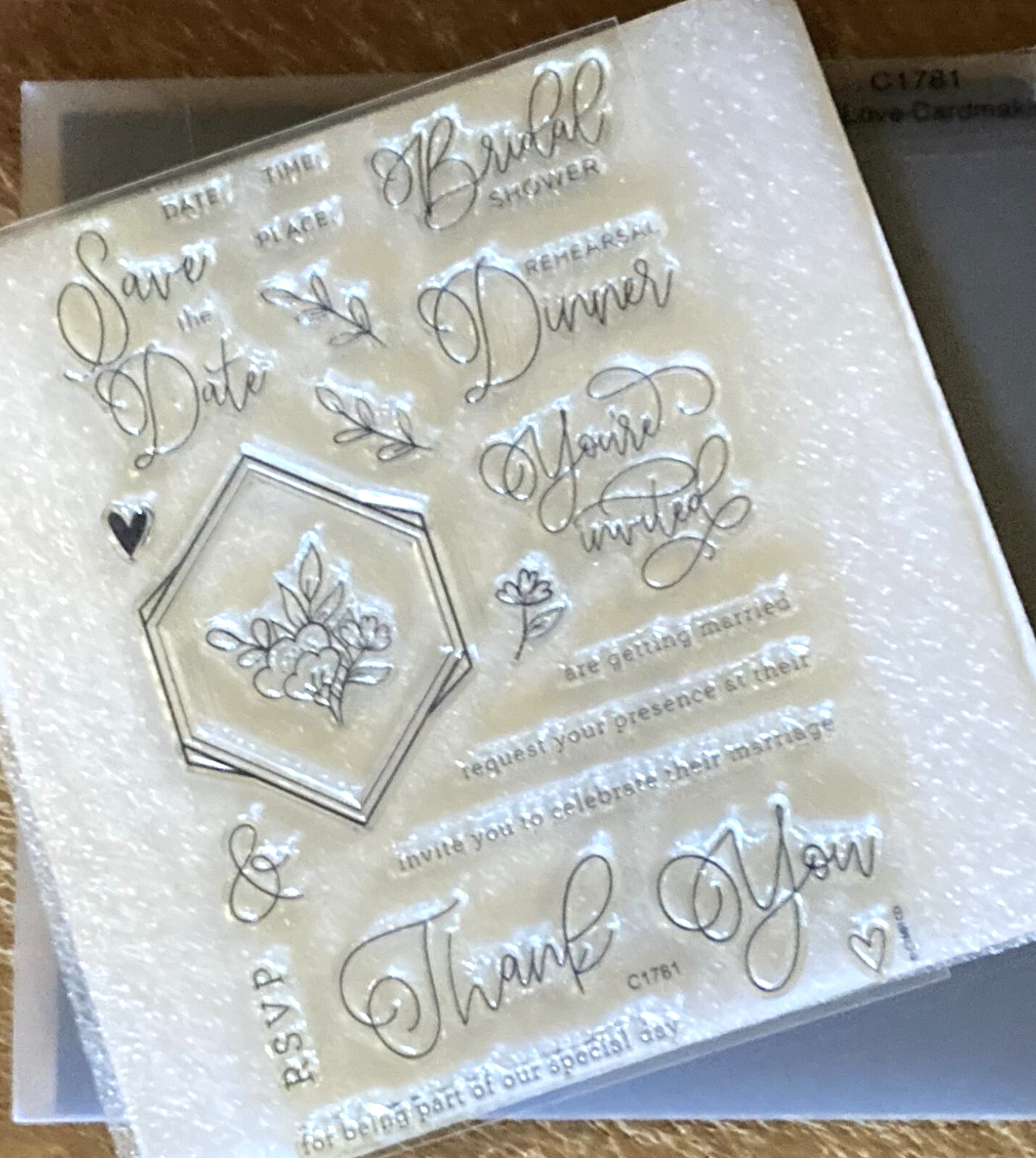 CTMH C1781 TRUE LOVE ~ Bridal Shower, Save the Date, You're Invited, Thank You