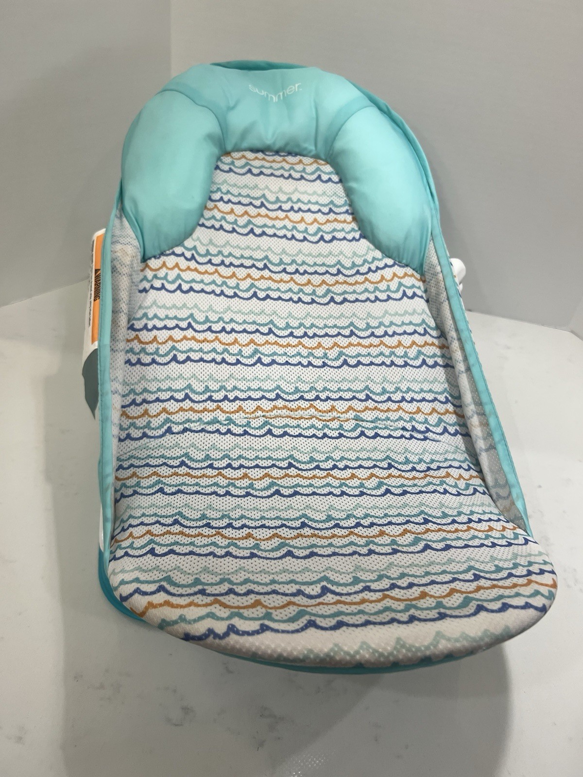 Aqua Baby Bath Seat with Wave Pattern