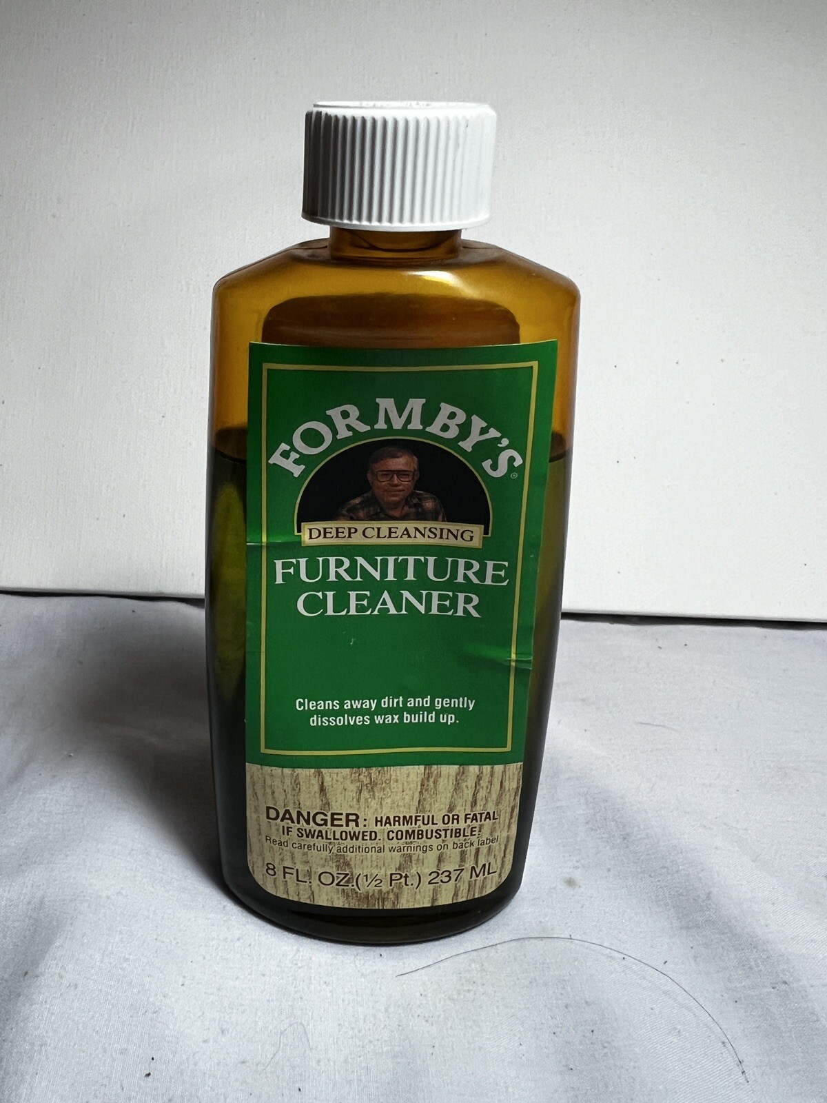 Formby’s Furniture Cleaner 16oz Discontinued Bottle 3/4 Full Wood Polish Vintage