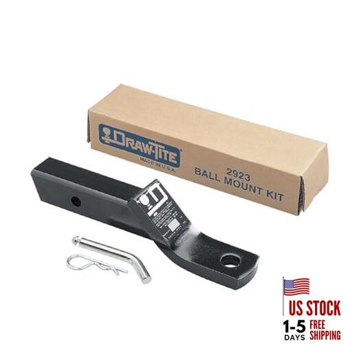  2923 Class IV Trailer Hitch Ball Mount Drawbar with Pin & Clip, Fits 2 Inch 
