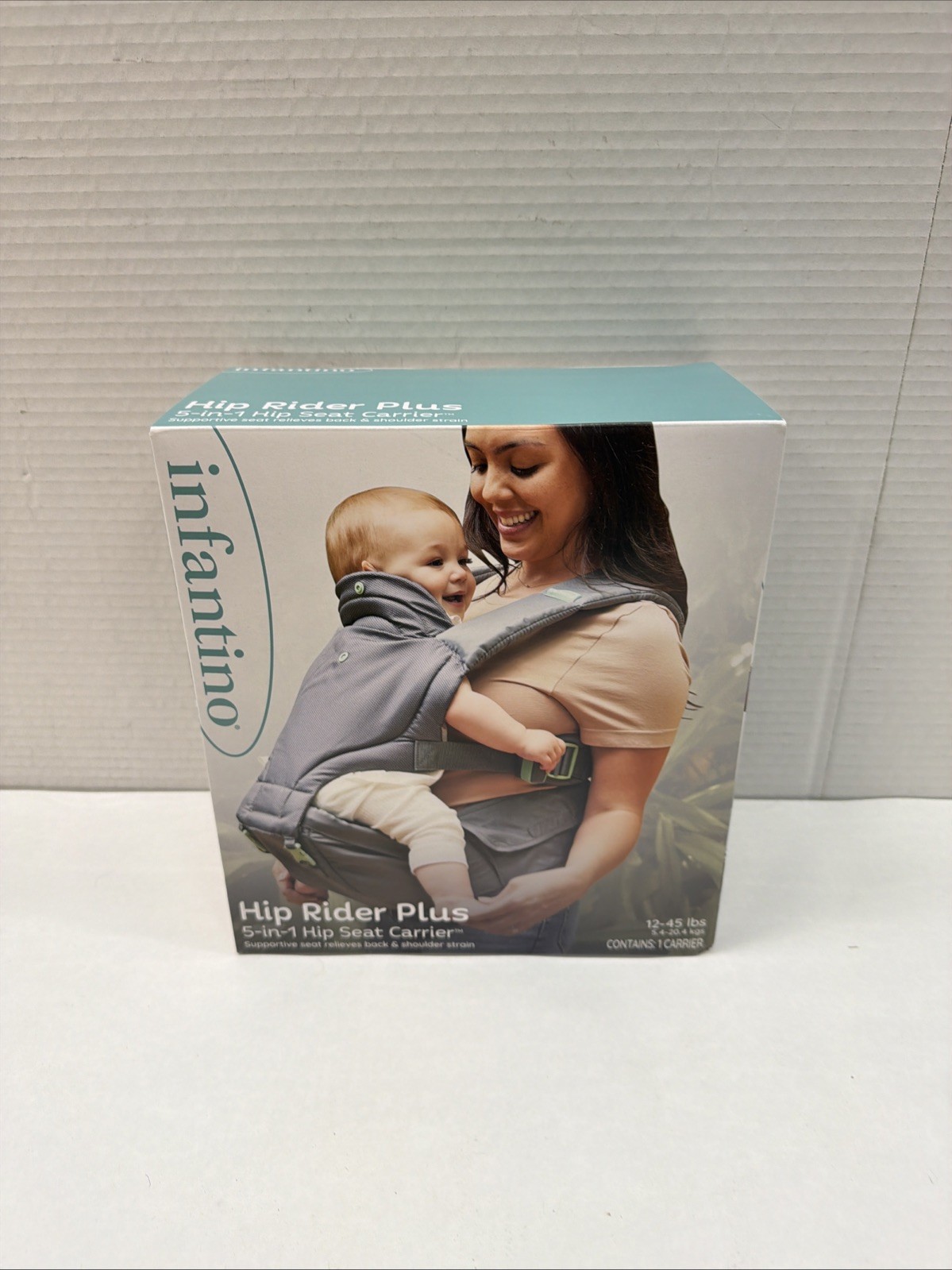 Infantino Hip Rider Plus 5-in-1 Baby Carrier Convertible Hip Seat Storage Pocket