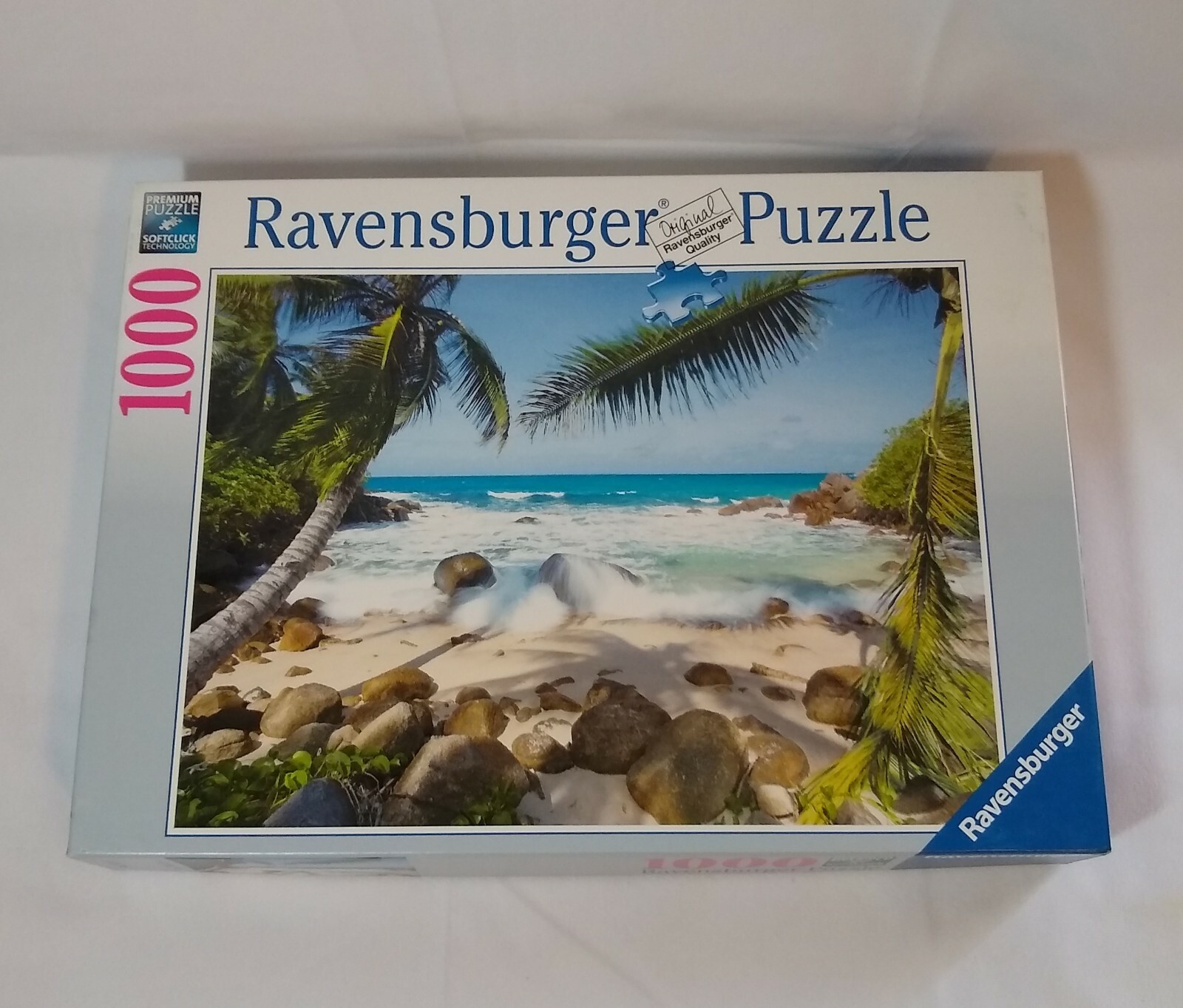 Ravensburger 1000 Piece Puzzle Seaside Beauty Beach 27" X 20" READ