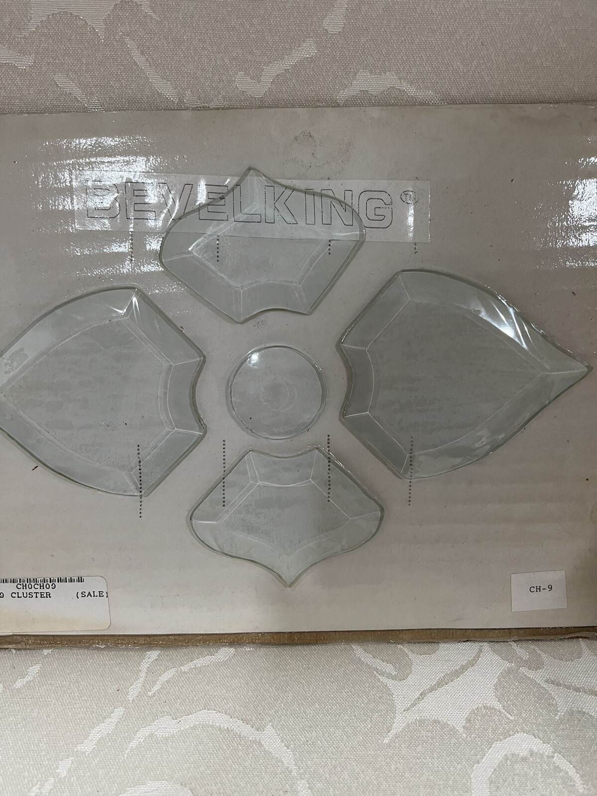 Stained Glass Supplies Bevel King CH09 Bevel Cluster 5 Piece   6 1/2” X 9 1/2”