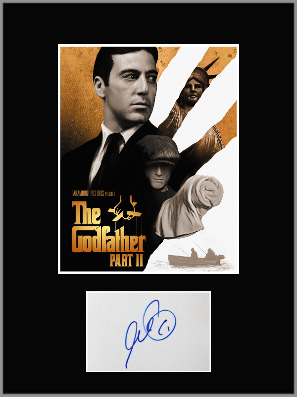 The Godfather Matted 11 x 14 Al Pacino Facsimile Autograph Display Mafia RP