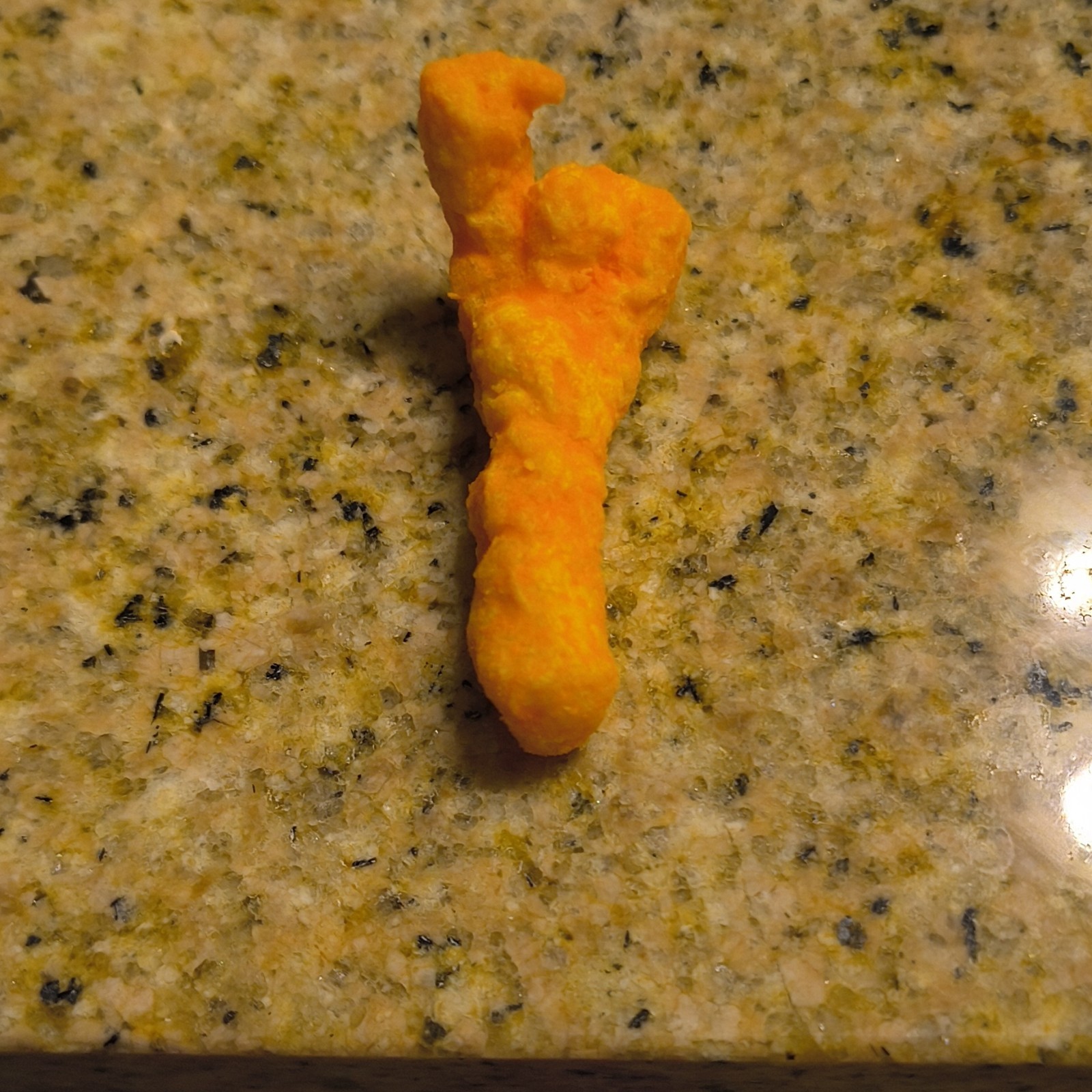 Unusually Shaped Cheese Puff Snack Novelty Unique Shape