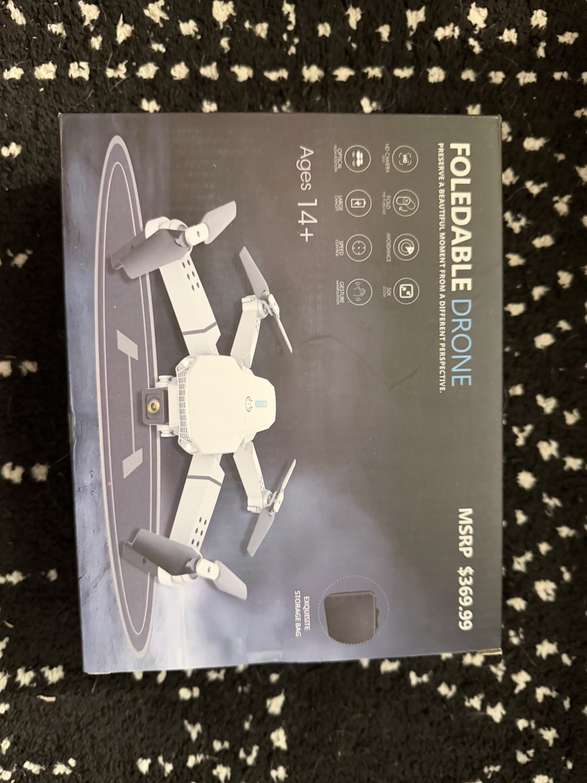 E88 Foldable Drone HD Camera Wide Angle Lens Optical Flow Remote/App Control