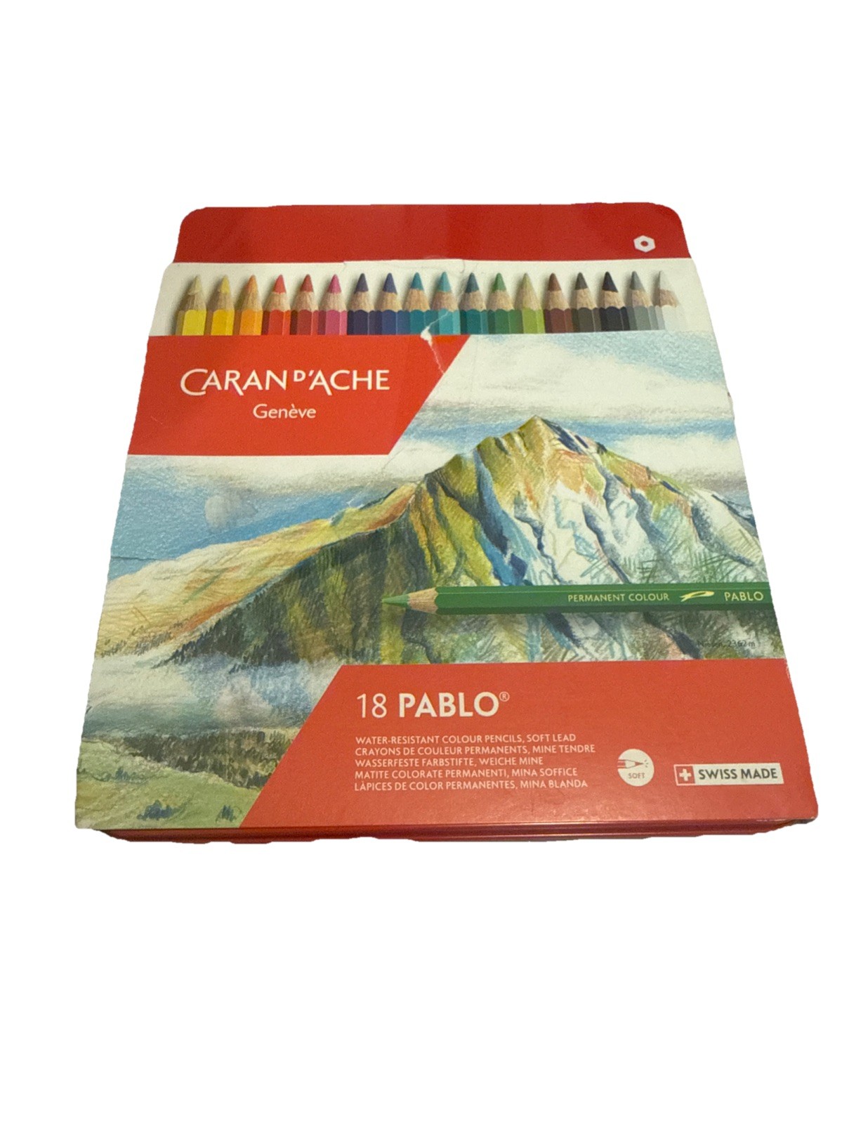 Caran D'ache Pablo Color Pencils Set Of 18 (666.318)