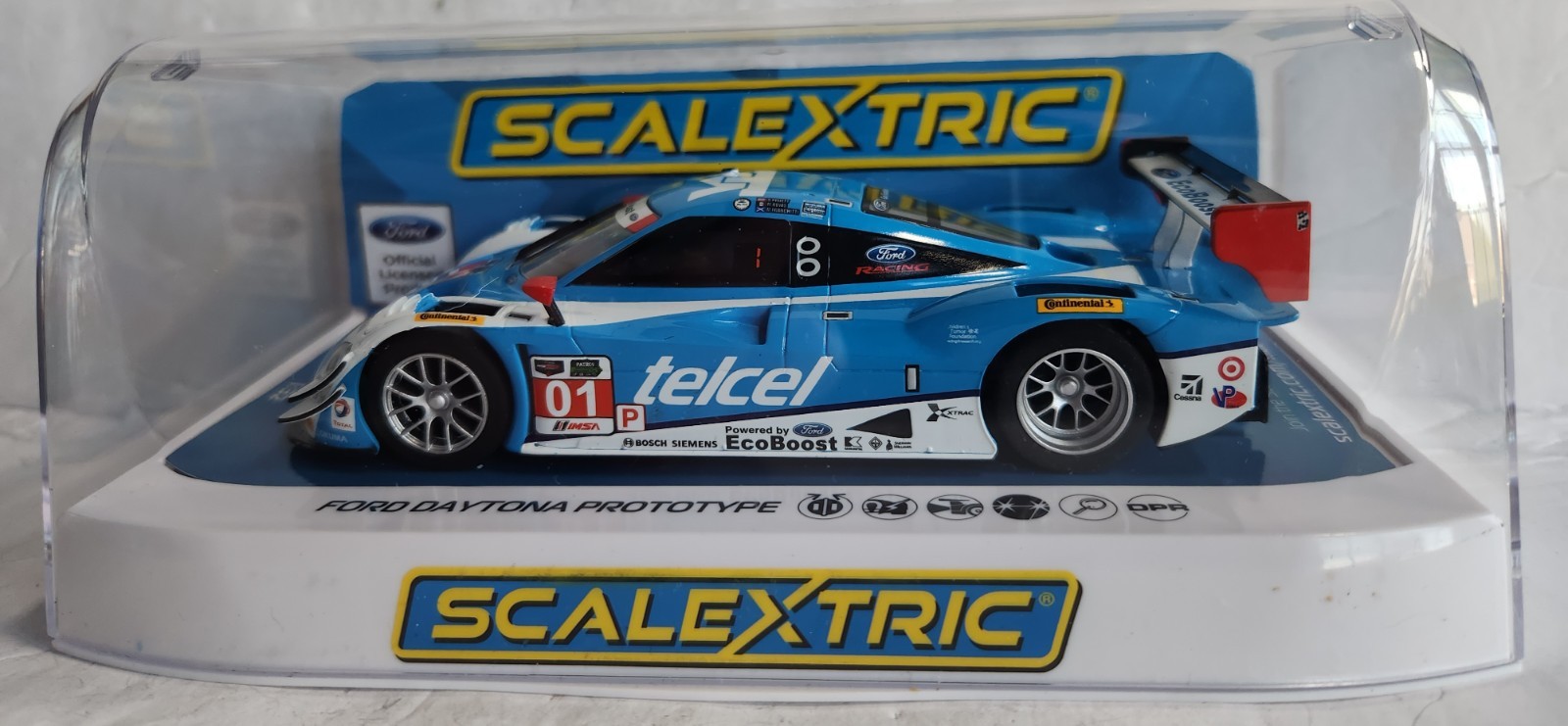 SCALEXTRIC 2014 FORD DAYTONA PROTOTYPE 12 HOURS SEBRING #1 SLOT CAR 1:32 NIB