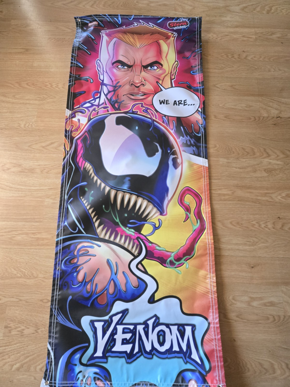 Stern Venom Pinball Machine Banner 24” x 62” - Official Stern Pinball Banner
