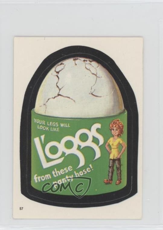 1986 Topps Wacky Packages Album Stickers Loggs #57 0kb5