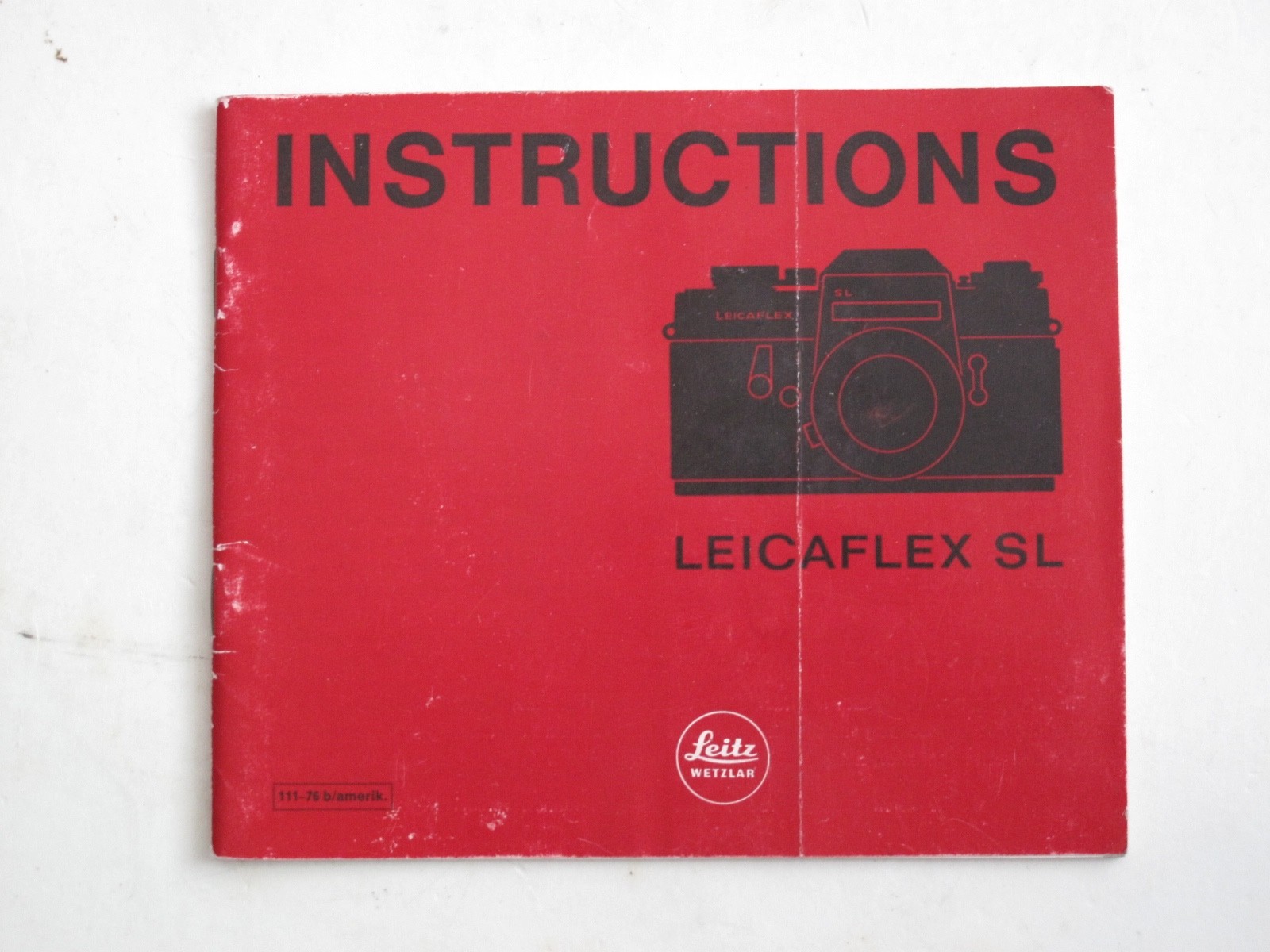 Leicaflex SL instruction manual,  US SELLER "LQQK"