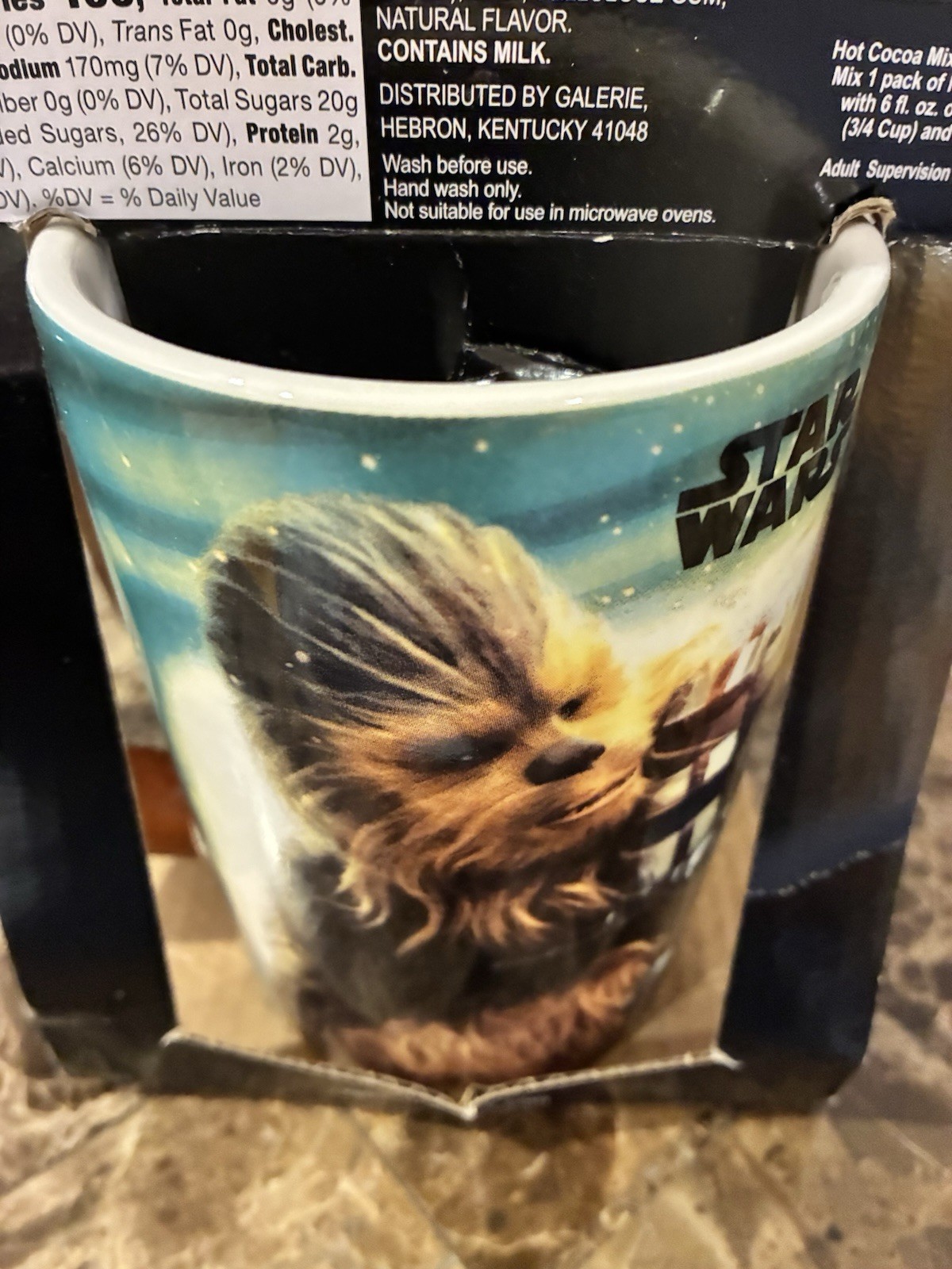 Star Wars Galerie Chewbacca Force Awakens ceramic coffee mug 5 In