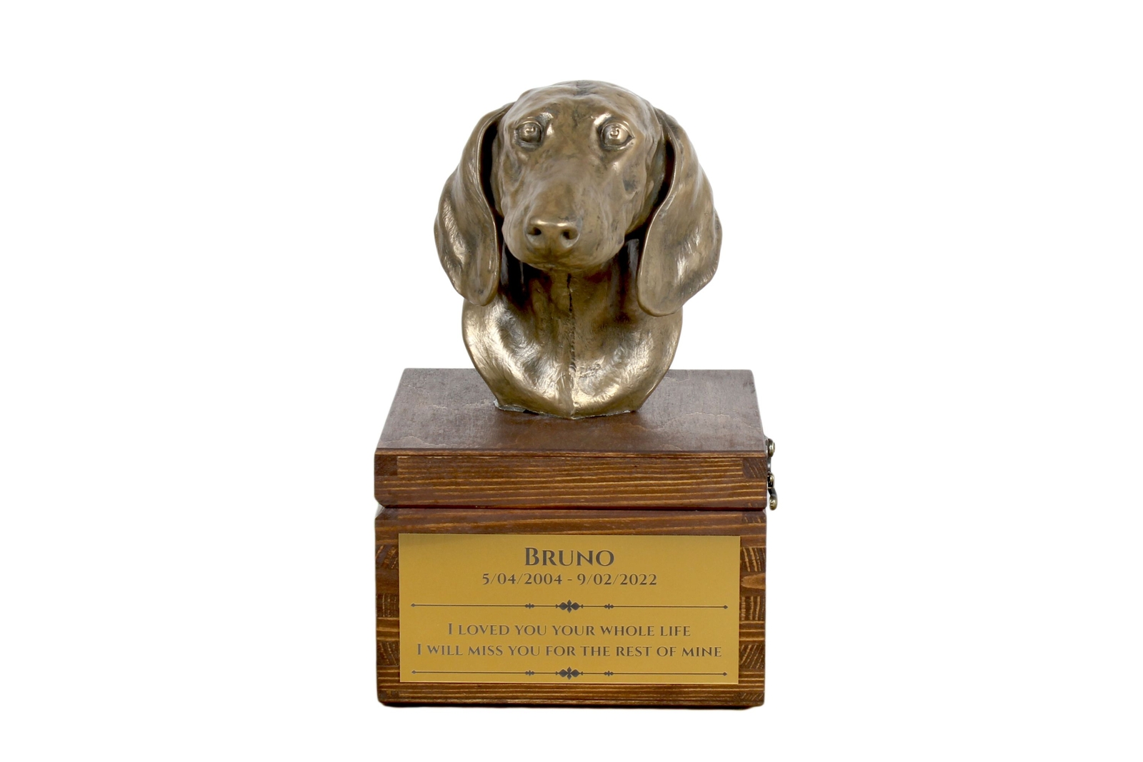 Dachshund Brown Urn Art-Dog
