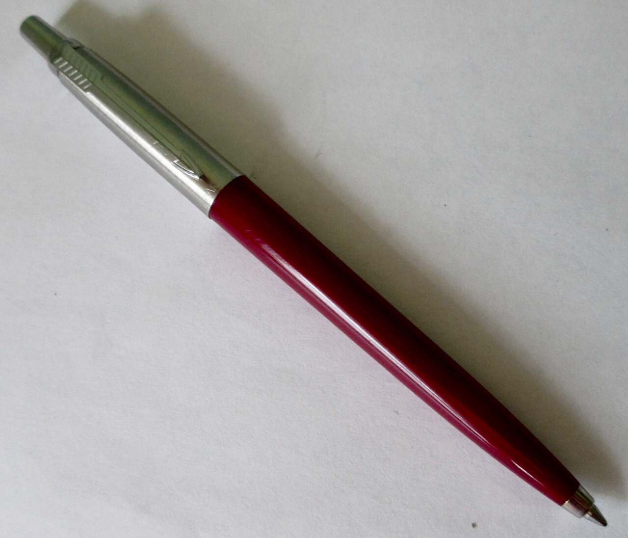 Parker Red Ballpoint Pen Vintage USA