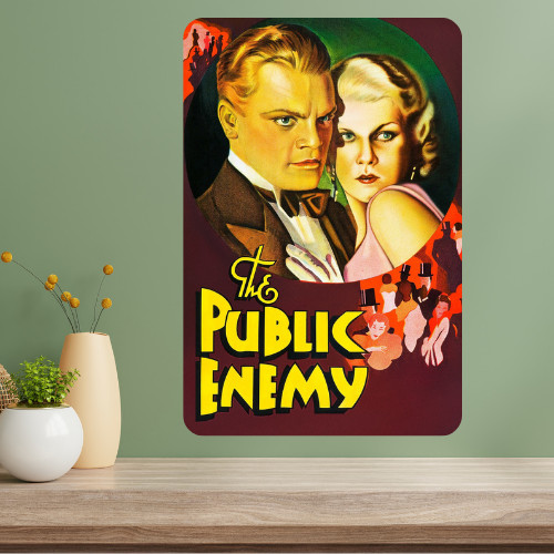 The Public Enemy Classic Movie Metal Poster Sign