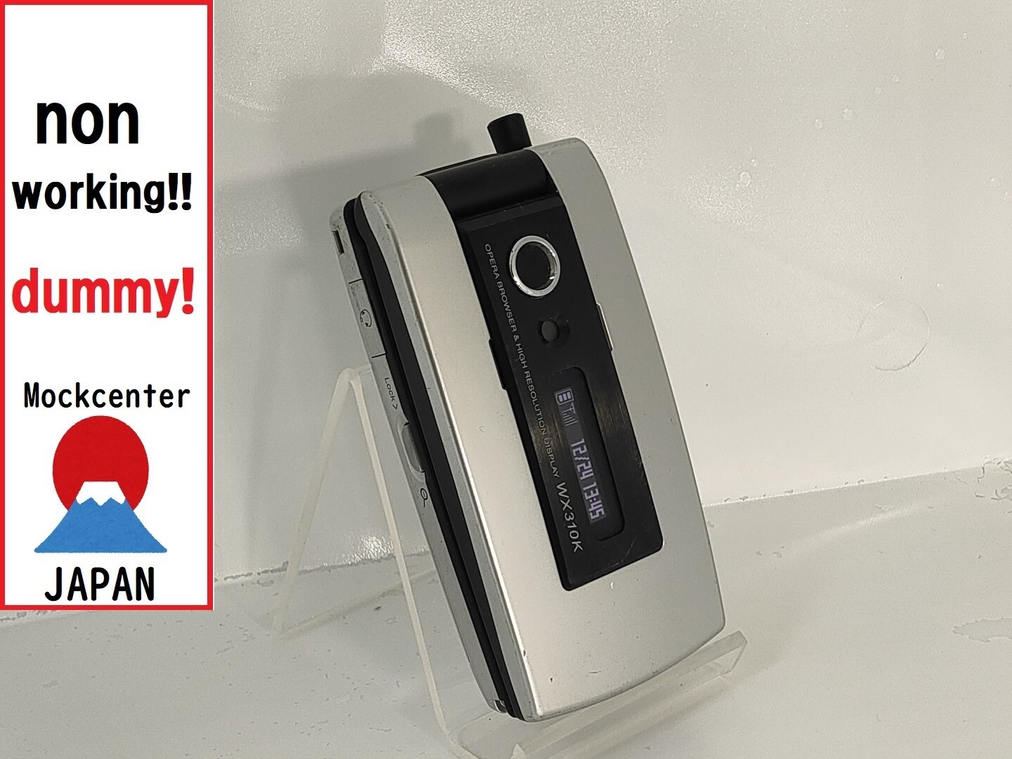【dummy!】 KYOCERA WX310K （color silver） willcom-japan non-working cellphone