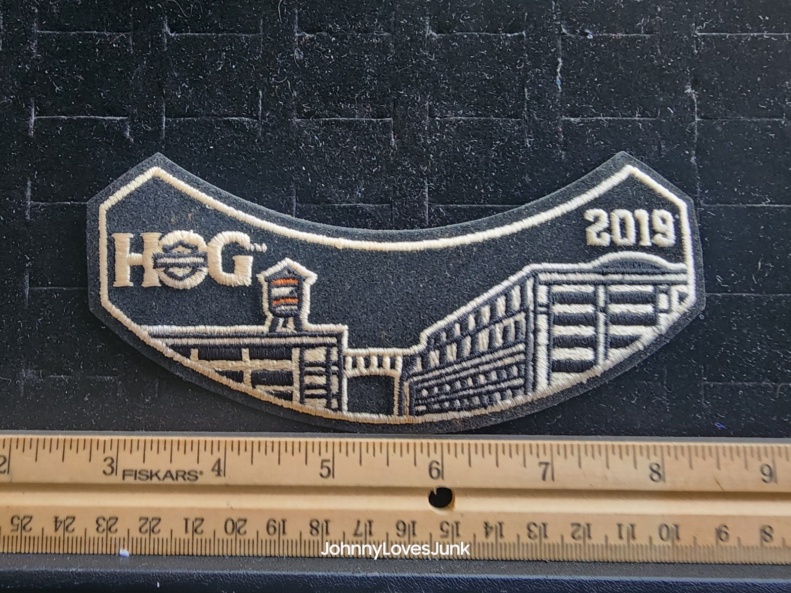 Harley-Davidson Owners Group 2019 Rocker Patch New Embroidered Vest/Jacket 