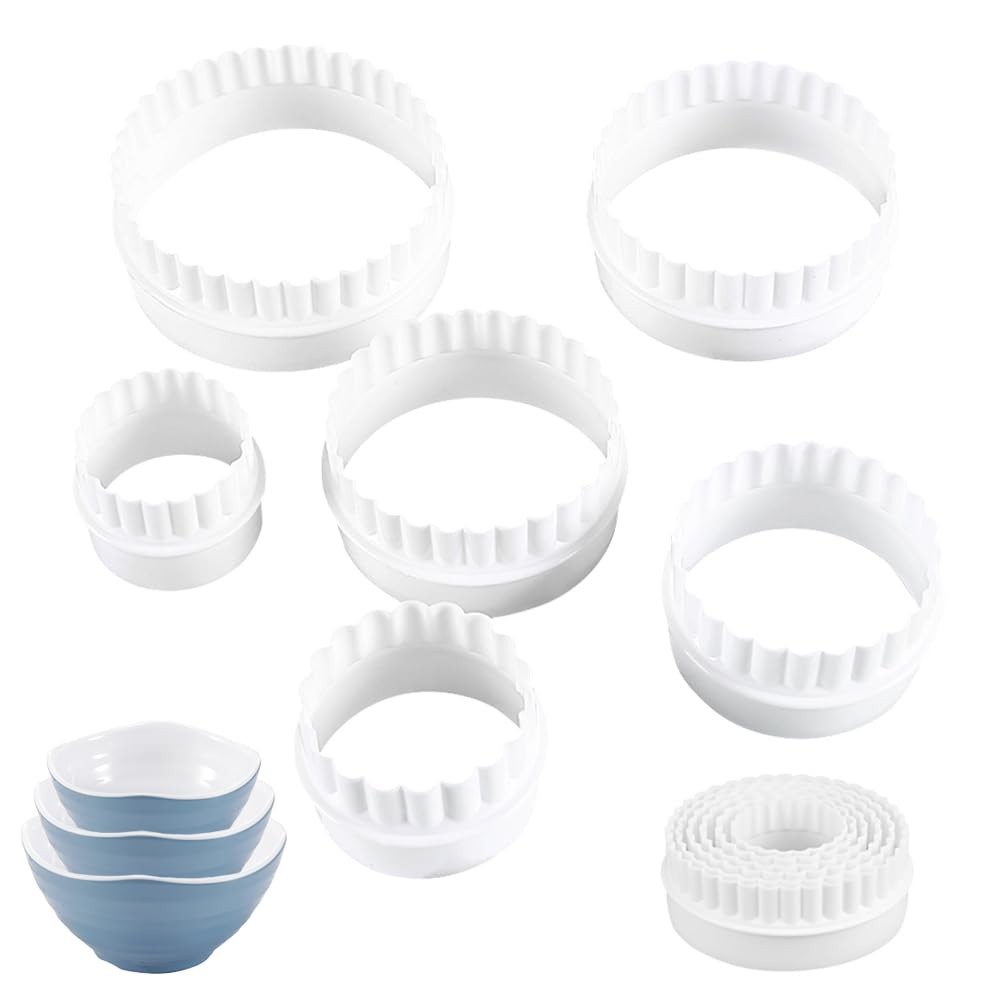 phoorapace 12 Pcs Display Stands for Pyrex Round Bowls, Stacker White 