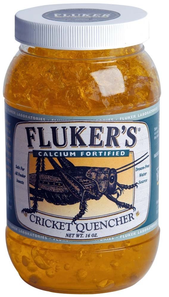 Fluker's Cricket Quencher Calcium Fortified - Clean Water & Calcium for Reptile