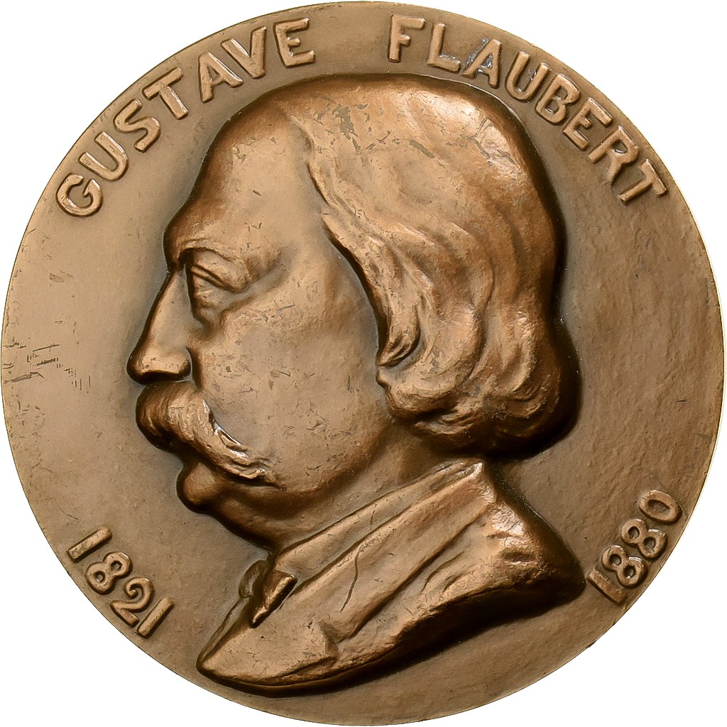 [#1525203] France, Medal, Gustave Flaubert, 1978, Bronze, AU