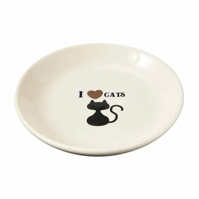 Ethical Products I Love Cats Cat Saucer 5 Inch Dish
