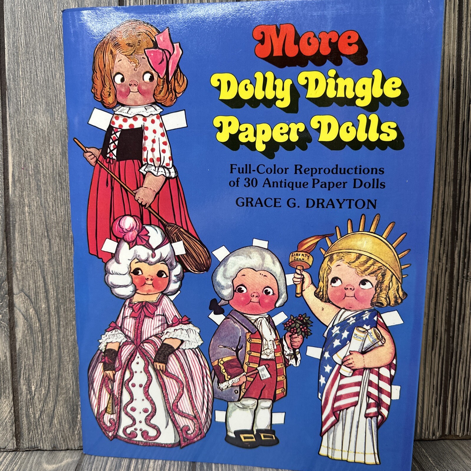 More Dolly Dingle Paper Dolls   Book by  Grace G Drayton Uncut 1979