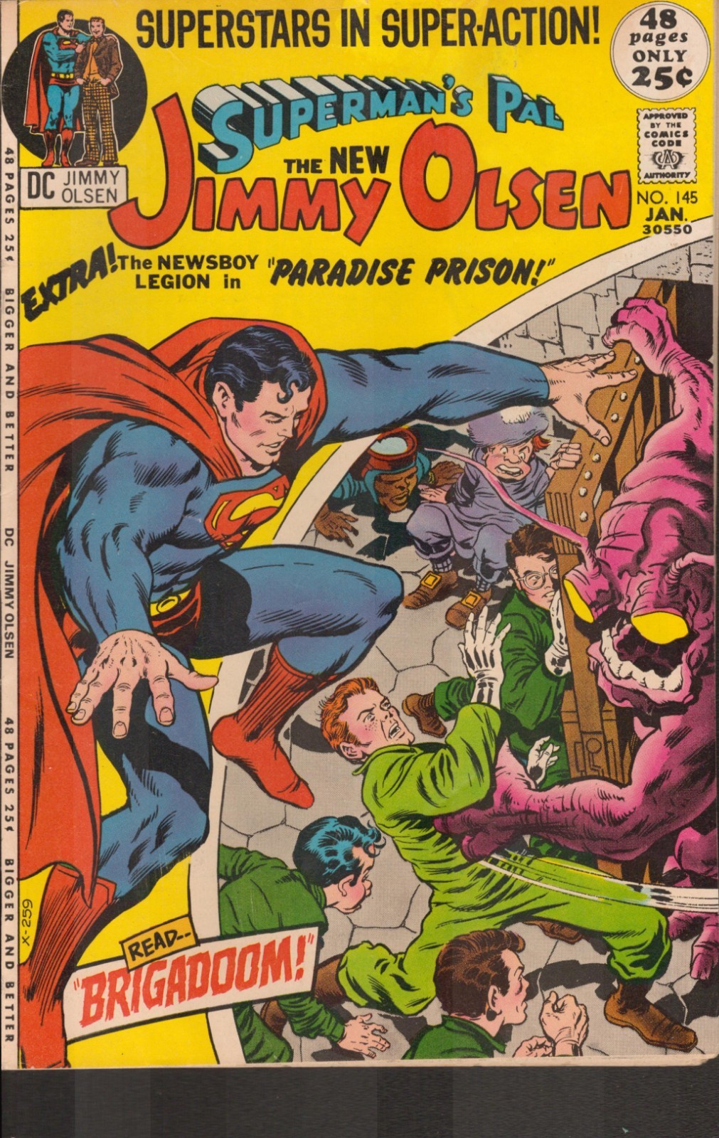 49888: DC Comics SUPERMAN'S PAL JIMMY OLSEN #145 VF Grade