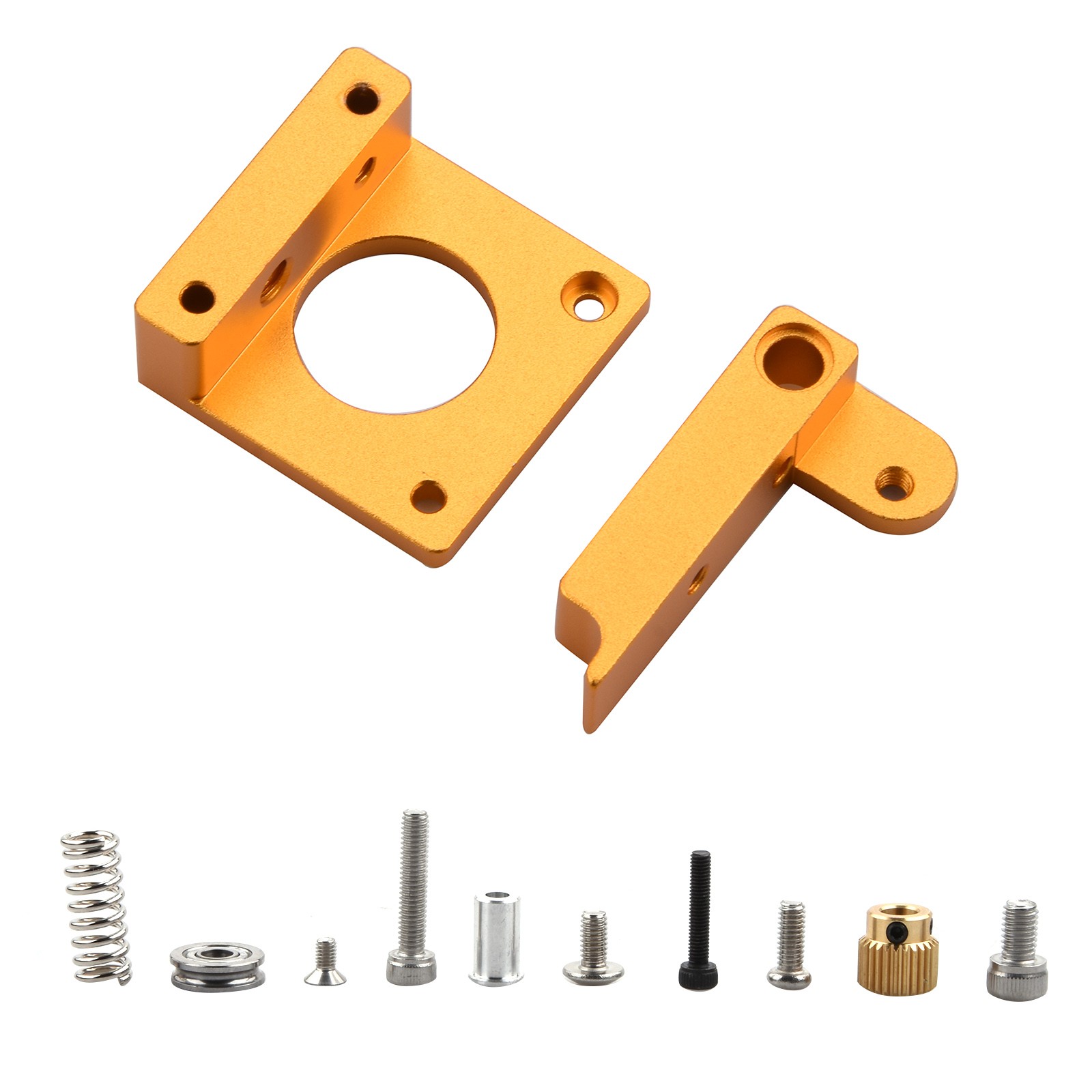 1 Set MK8 Extruder Block Kit Left Hand For 1.75mm Filament 3D Printer Parts;