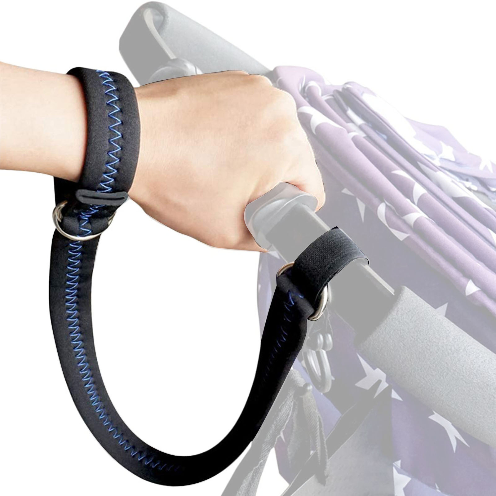 Baby Stroller Pram Safety Belt Wrist Hand Strap Tether Retractable with Hook