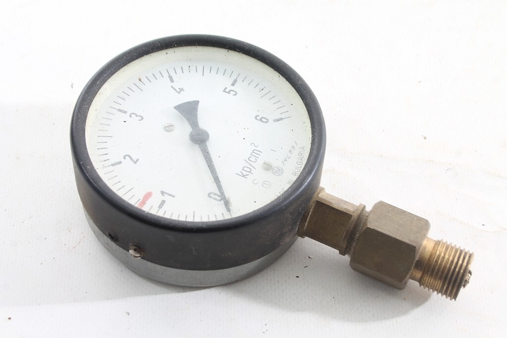 Old Barometer 0 to 6 Display Vintage Pressure Gauge
